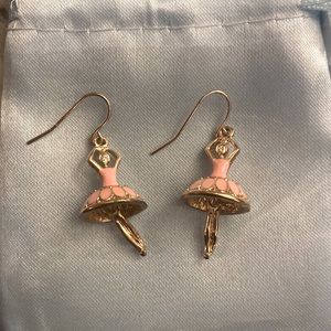Ballerina Dancer Dangle Earrings